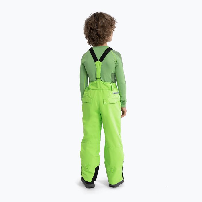 Dětské lyžařské kalhoty 4F M360 green neon 2