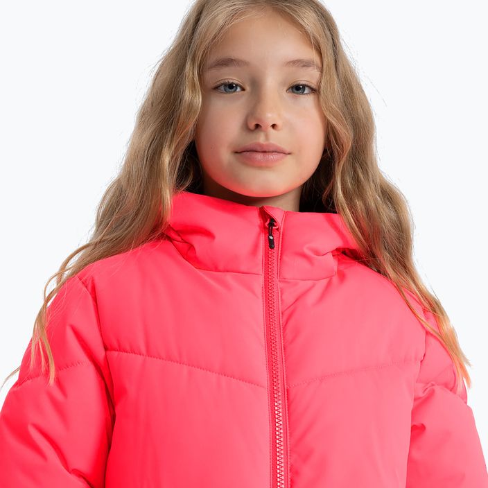 Dětská lyžařská bunda 4F F293 hot pink neon 4