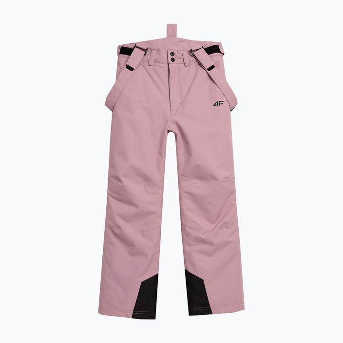 Dětské lyžařské kalhoty 4F F353 tmavě růžové 7