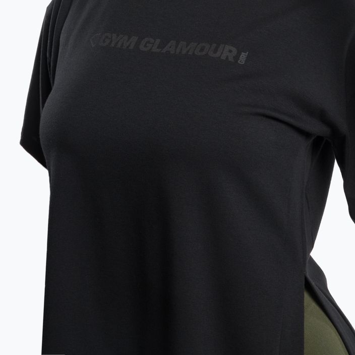Dámské sportovní tričko Gym Glamour Glamour Black 417 4