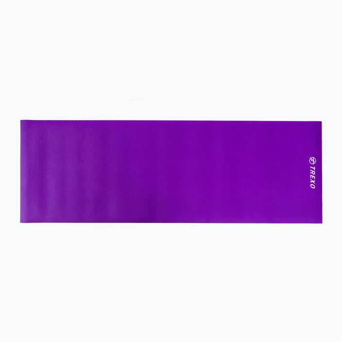 TREXO PVC 6 mm podložka na jógu fialová YM-P01F 3
