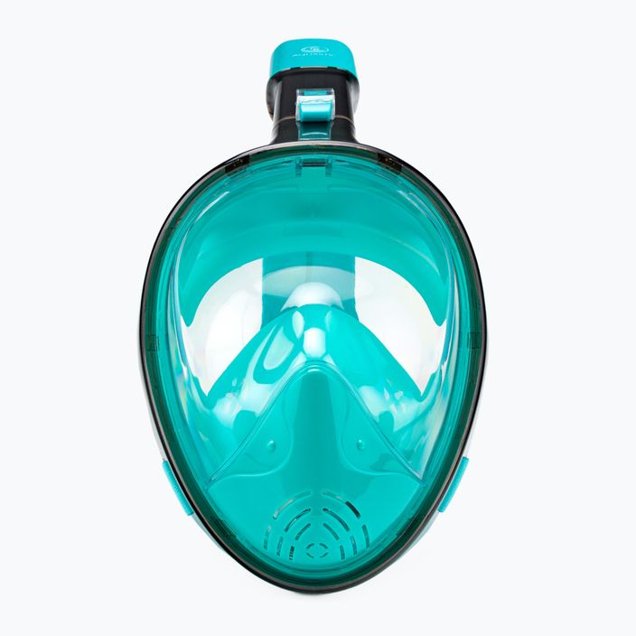 Celoobličejová maska na šnorchlování AQUASTIC modrá SMA-01SN 2