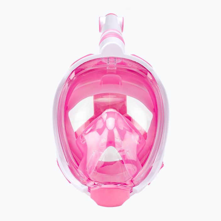 Dětská celoobličejová maska na šnorchlování AQUASTIC růžová SMK-01R 2