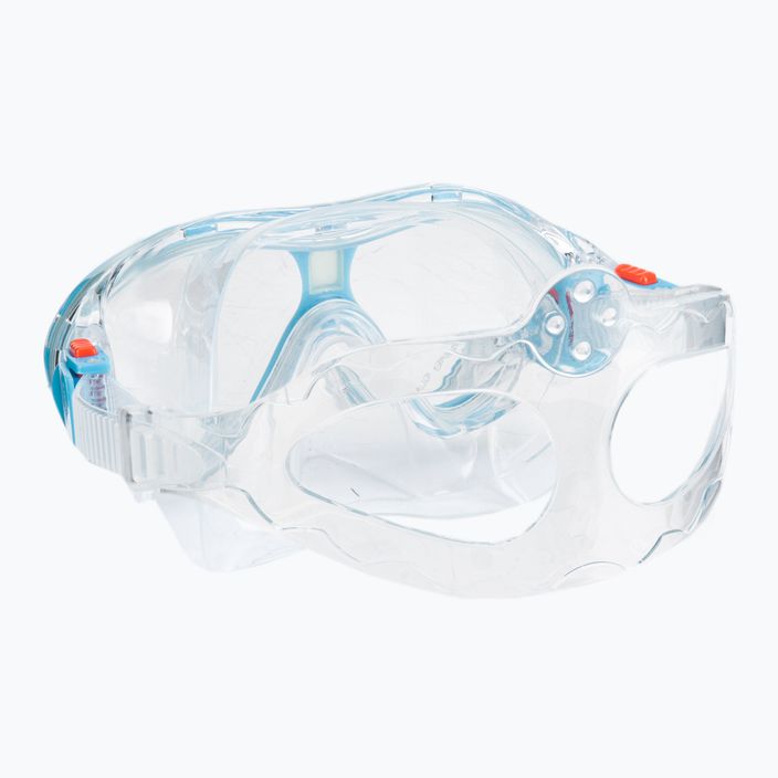 Dětský šnorchlovací set  AQUASTIC Maska + Šnorchl modrý MSK-01N 5