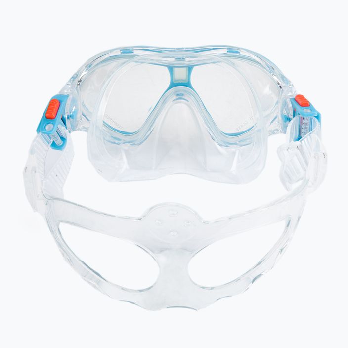 Dětský šnorchlovací set  AQUASTIC Maska + Šnorchl modrý MSK-01N 6