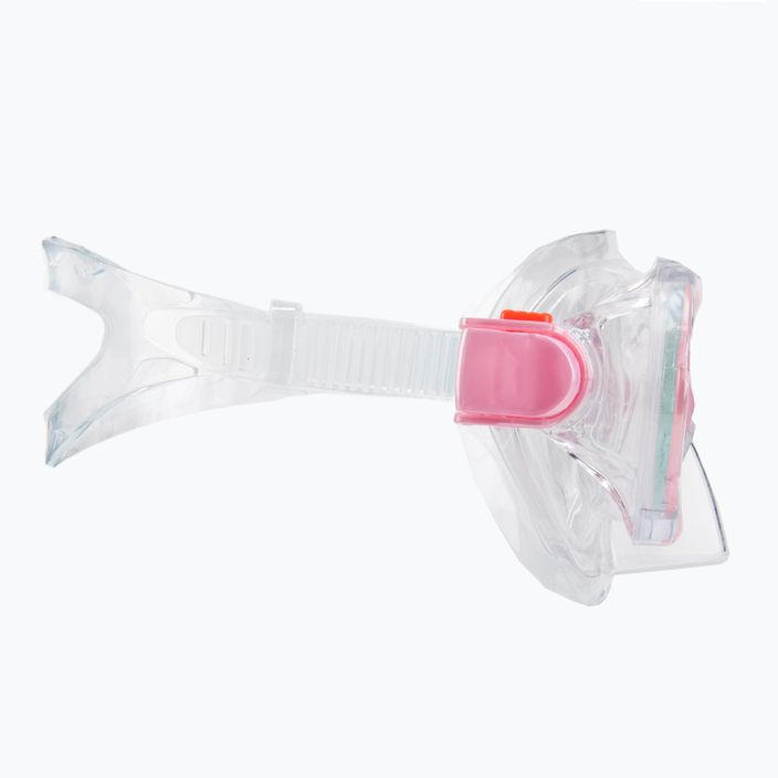 Dětský šnorchlovací set  AQUASTIC Maska + Šnorchl růžový MSK-01R 4