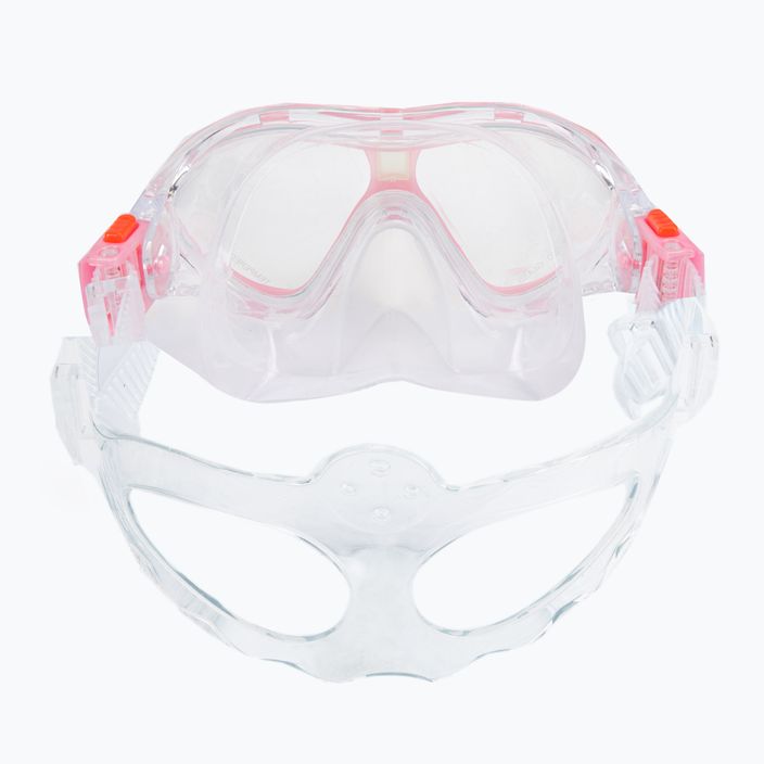 Dětský šnorchlovací set  AQUASTIC Maska + Šnorchl růžový MSK-01R 6