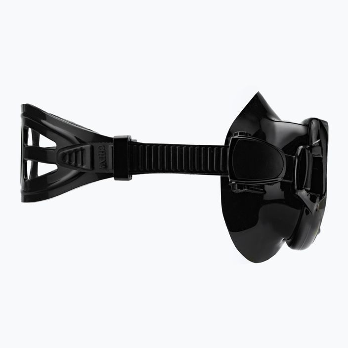 Šnorchlovací set  AQUASTIC Maska + Ploutve + Šnorchl černý MSFA-01SC 12