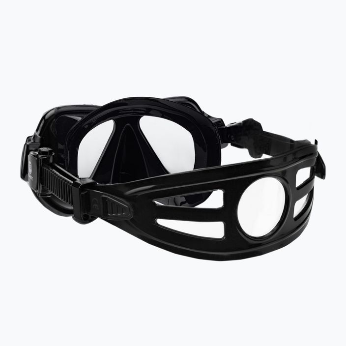 Šnorchlovací set  AQUASTIC Maska + Ploutve + Šnorchl černý MSFA-01SC 13