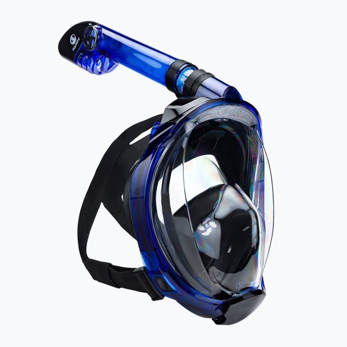 Šnorchlovací set  AQUASTIC Maska Fullface + Ploutve modrý SMFA-01SN 9