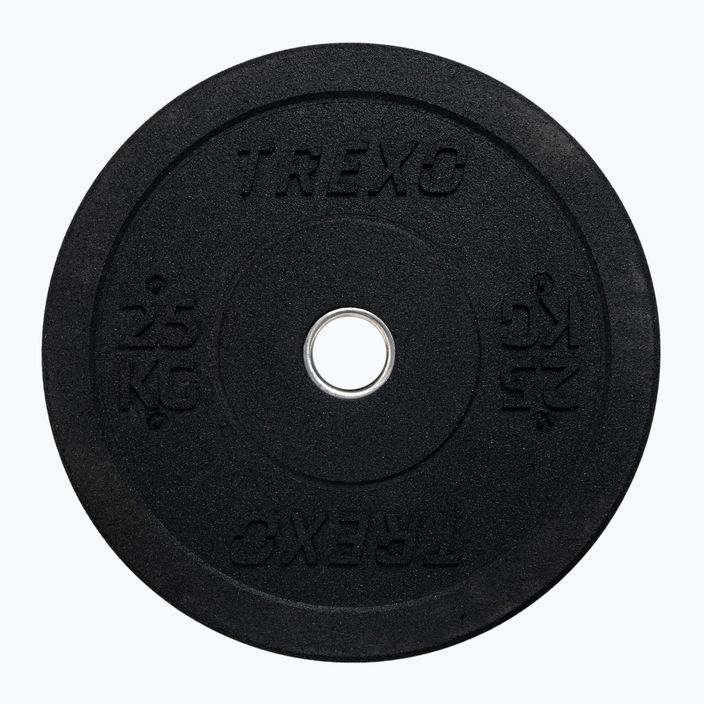 Olympijské závaží na nárazník TREXO černá TRX-BMP025 25 kg 2