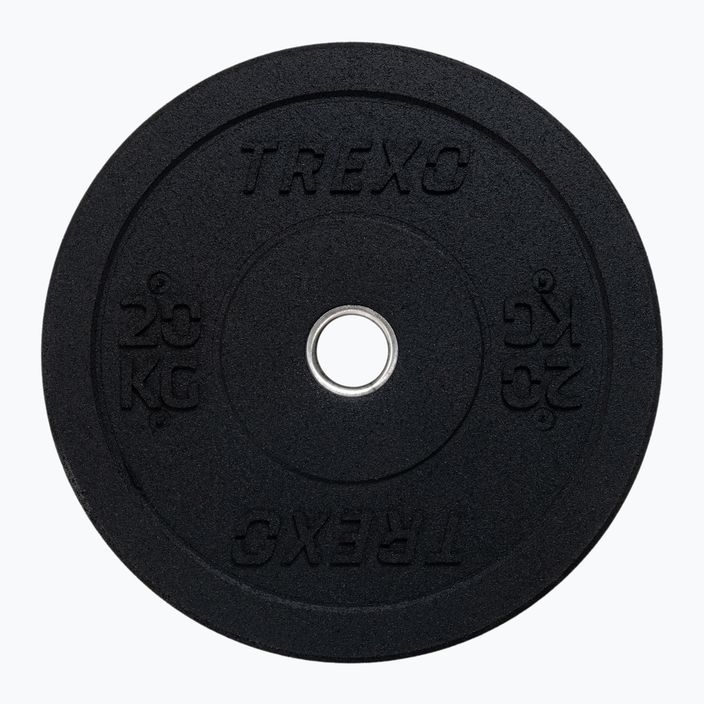 Olympijské závaží bumper TREXO TRX-BMP020 20 kg černé 7