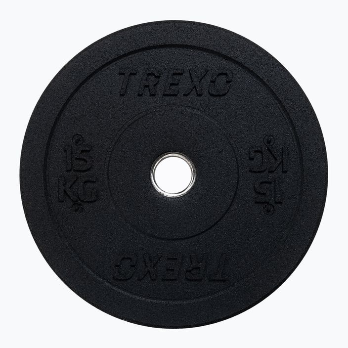 Olympijské závaží na nárazník TREXO černá TRX-BMP015 15 kg 6