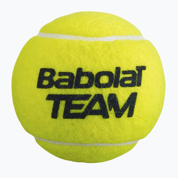 Tenisové míče Babolat Team 18 x 4 ks žluté 502035 2