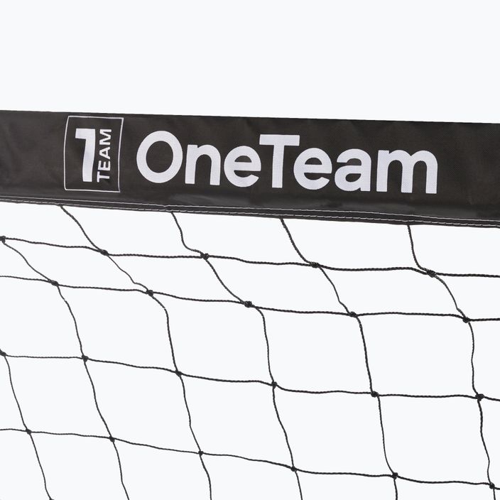 Fotbalová branka OneTeam One 300 x 160 cm z pozinkované oceli bílá/černá 5