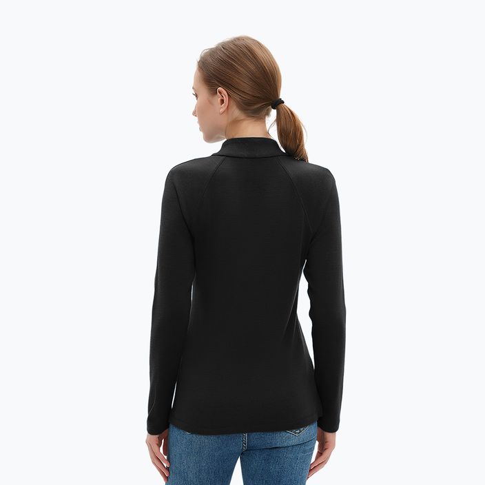 Dámská termo mikina  WOOLCANO Merino TOP0545 black 2