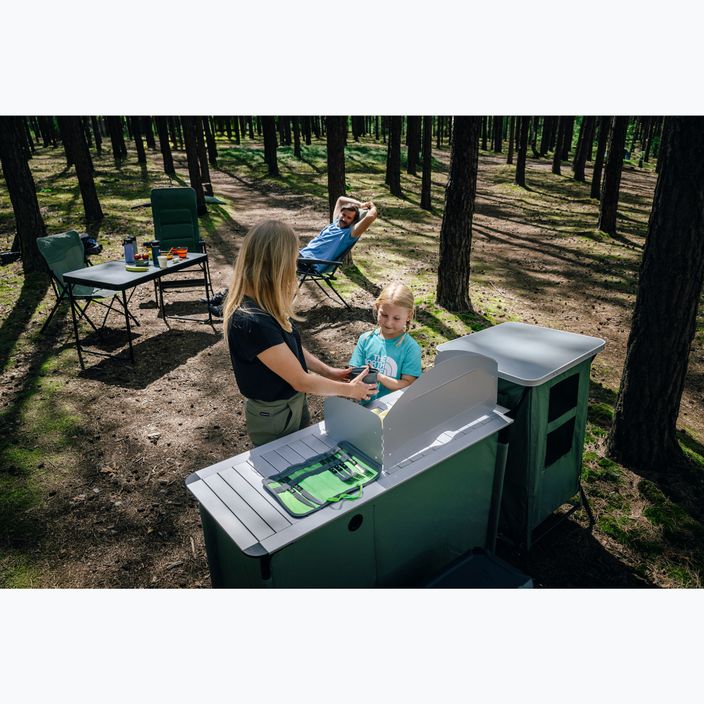 KADVA CAMPcook 221 zelená turistická kuchyňská linka 8