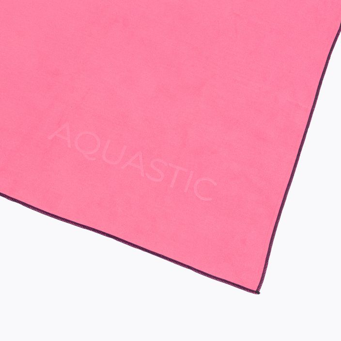 Rychleschnoucí ručník  AQUASTIC Havlu L růžový  4