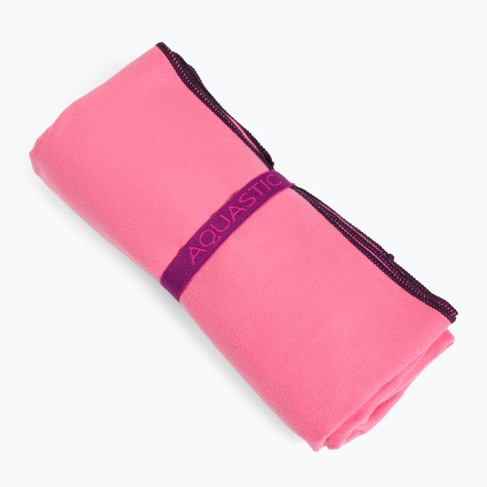 Rychleschnoucí ručník  AQUASTIC Havlu L růžový  5