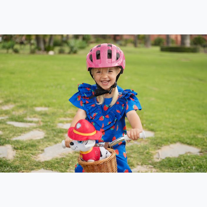 Dětská cyklistická přilba ATTABO K200 růžová 9