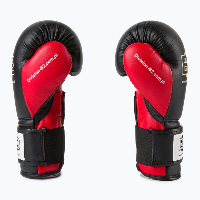 Boxerské rukavice Division B-2 černá/červená DIV-TG01 4