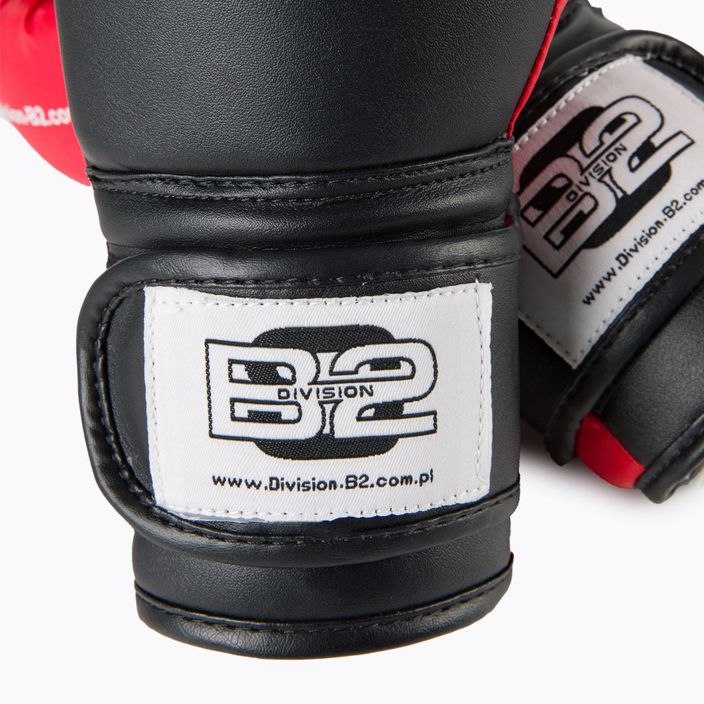 Boxerské rukavice Division B-2 černá/červená DIV-TG01 5