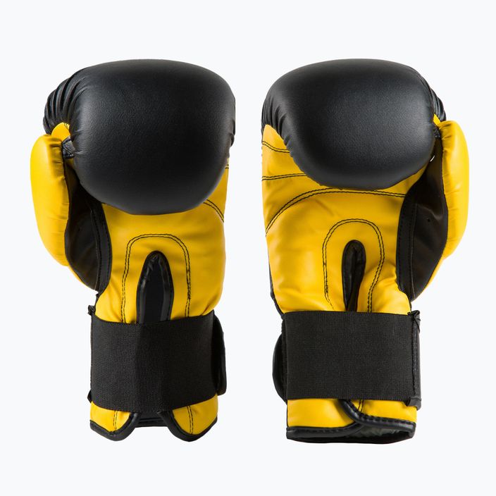 Boxerské rukavice Division B-2 černo-žluté DIV-TG01 3