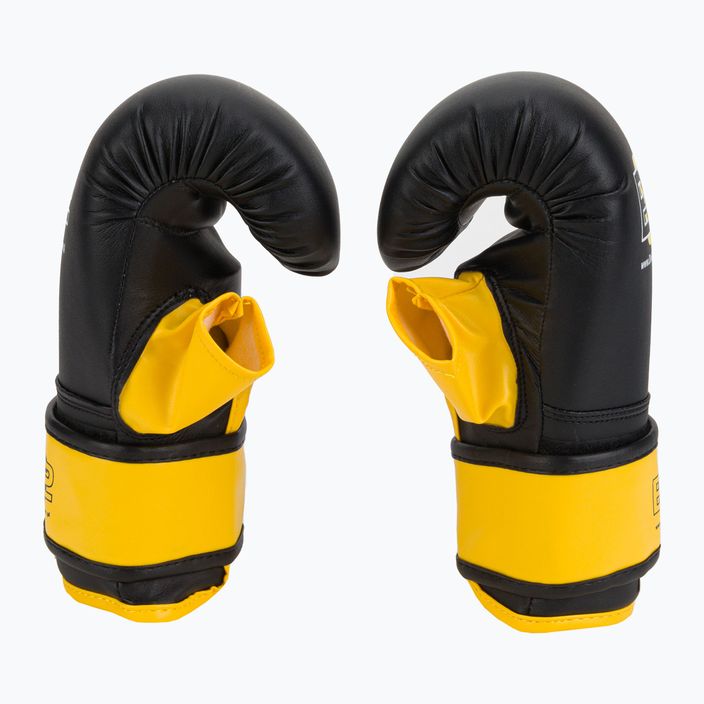 Boxerské rukavice Division B-2 černá/žlutá DIV-BG03 4