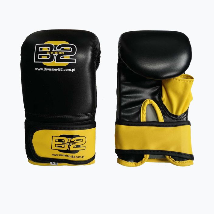 Boxerské rukavice Division B-2 černá/žlutá DIV-BG03 7