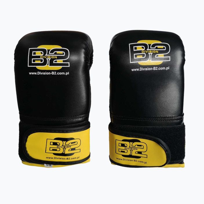 Boxerské rukavice Division B-2 černá/žlutá DIV-BG03 8