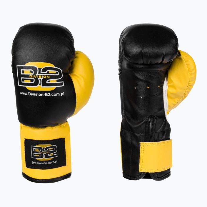DIVISION B-2 dětský boxerský set 7kg pytel + 6oz boxerské rukavice černá DIV-JBS0002 5