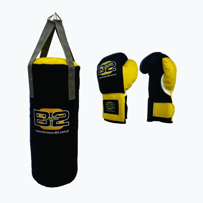 DIVISION B-2 dětský boxerský set 7kg pytel + 6oz boxerské rukavice černá DIV-JBS0002 10