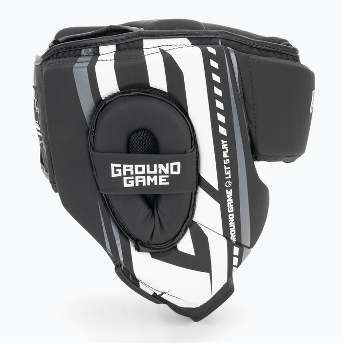 Boxerská helma Ground Game Big Typo černá 2