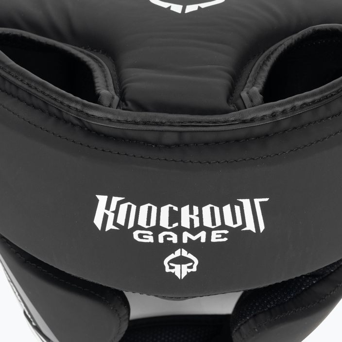 Boxerská helma Ground Game Big Typo černá 4