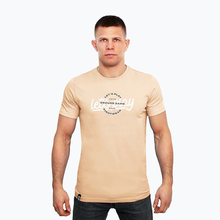 Pánské tričko Ground Game Play T-shirt brown