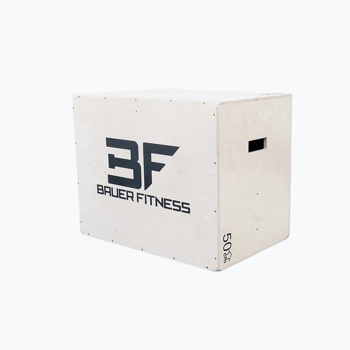 Dřevený plyometrický box Bauer Fitness hnědý CFA-160 2