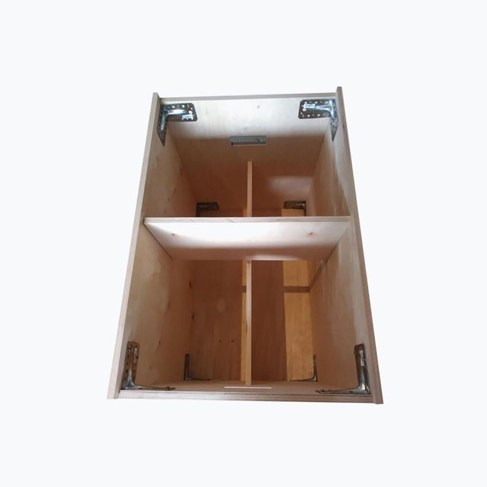 Dřevený plyometrický box Bauer Fitness hnědý CFA-160 4
