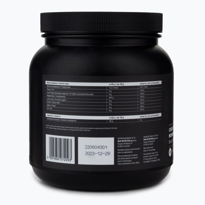 Monohydrát Raw Nutrition kreatin 500g MONO-59016 2