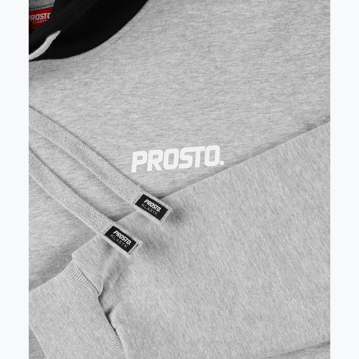 Pánská mikina PROSTO Hoodie Haxle gray 5