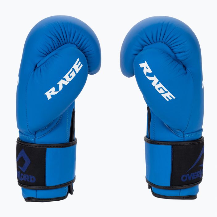 Modré boxerské rukavice Overlord Rage 100004-BL/10OZ 3