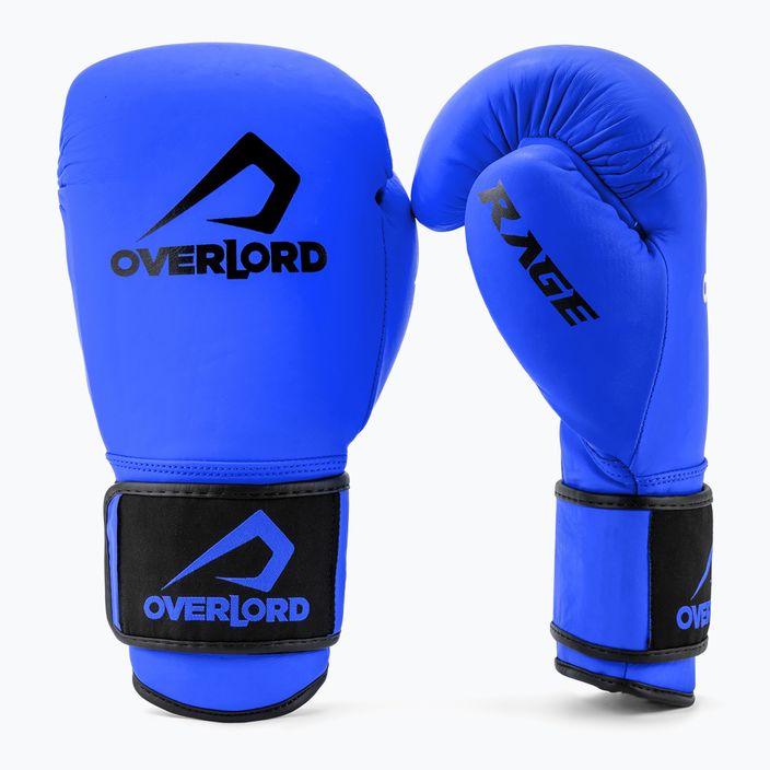 Modré boxerské rukavice Overlord Rage 100004-BL/10OZ 6
