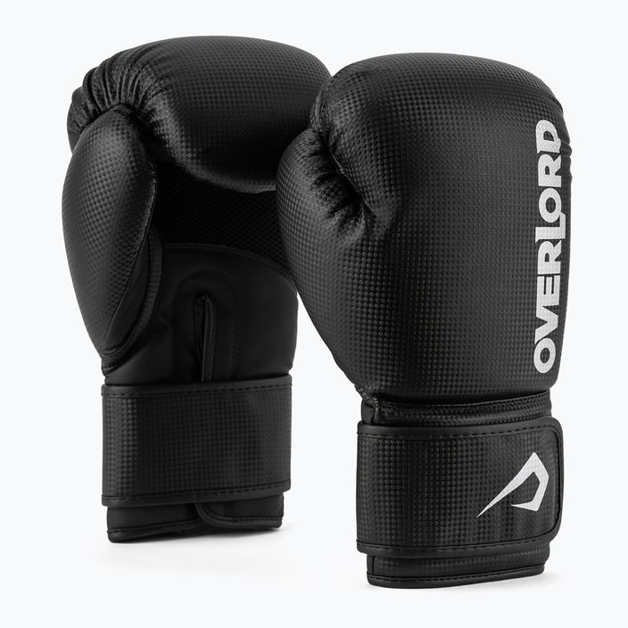 Kevlarové boxerské rukavice Overlord černé 100005-BK/10OZ 6