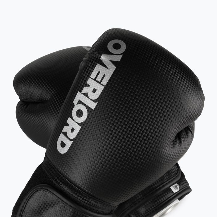 Kevlarové boxerské rukavice Overlord černé 100005-BK/10OZ 5