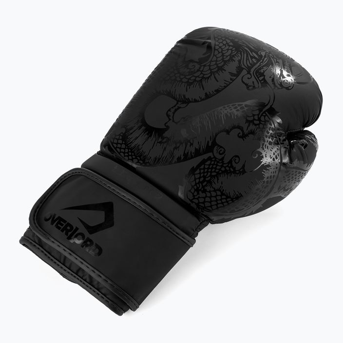Boxerské rukavice Overlord Legend ze syntetické kůže černé 100001-BK/10OZ 8