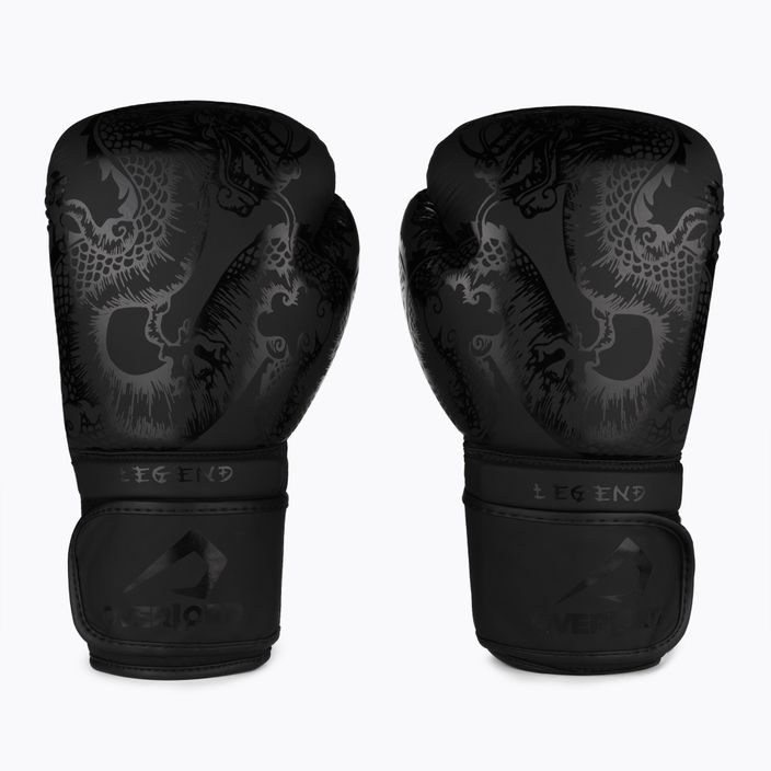 Boxerské rukavice Overlord Legend ze syntetické kůže černé 100001-BK/10OZ