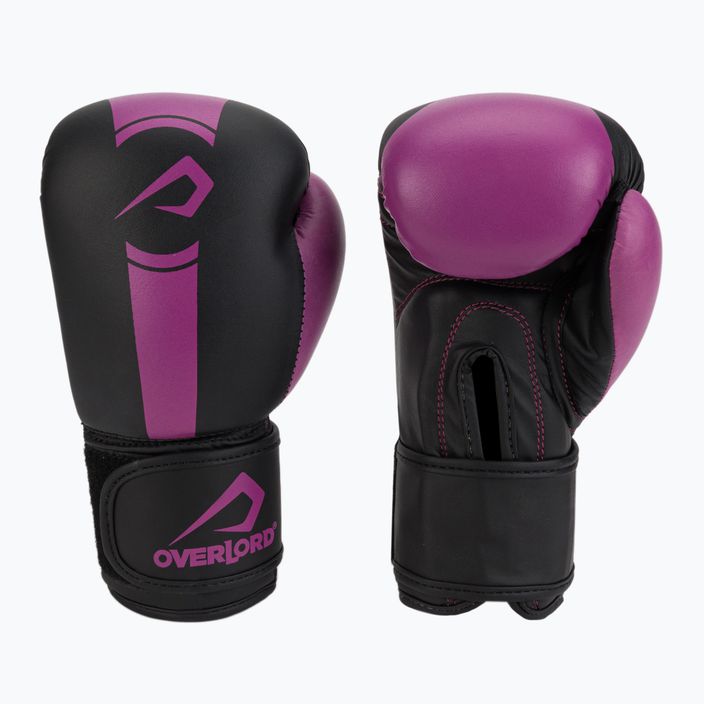 Dětské boxerské rukavice Overlord Boxer černo-růžové 100003-PK 3