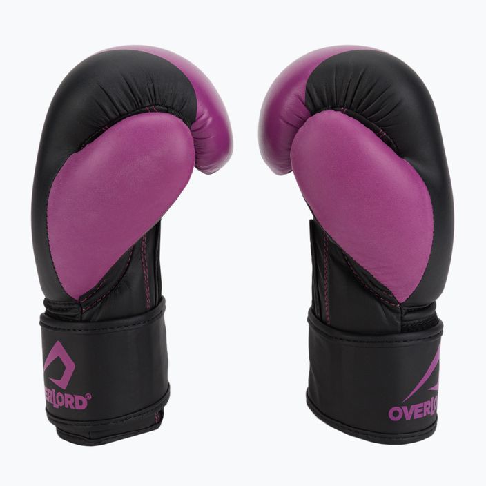 Dětské boxerské rukavice Overlord Boxer černo-růžové 100003-PK 4