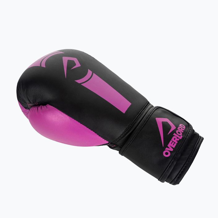 Dětské boxerské rukavice Overlord Boxer černo-růžové 100003-PK 11