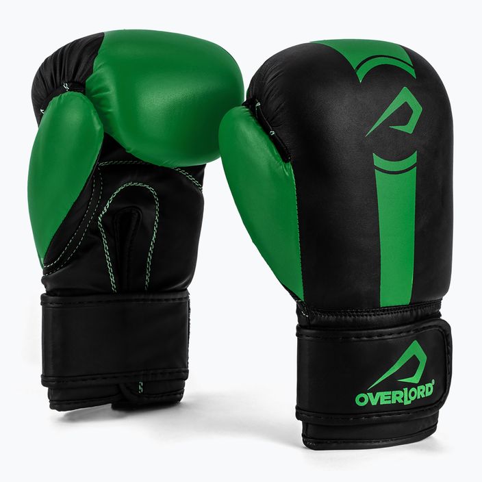 Overlord Boxerské rukavice černo-zelené 100003-GR 6