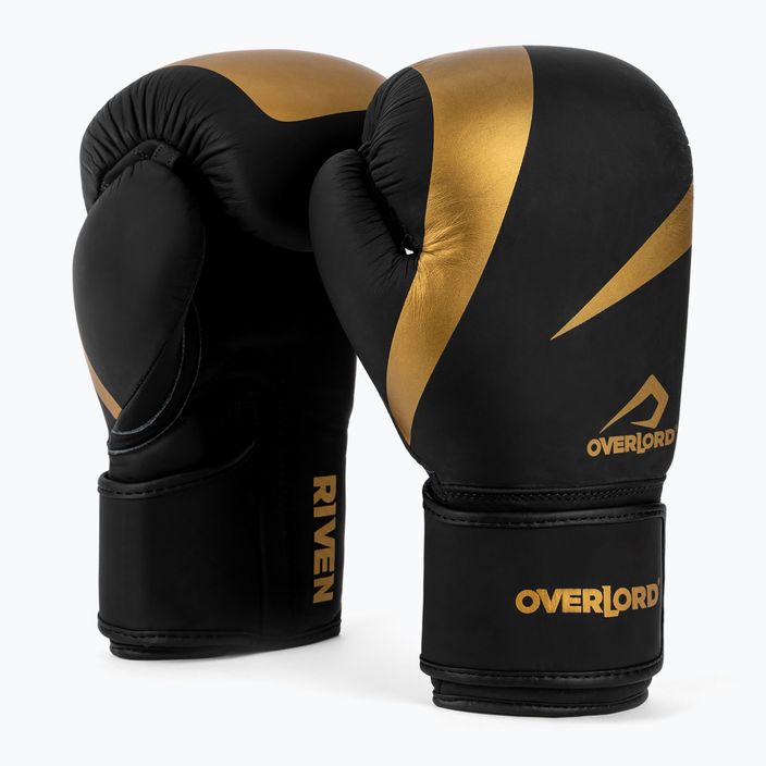 Černo-zlaté boxerské rukavice Overlord Riven 100007 7